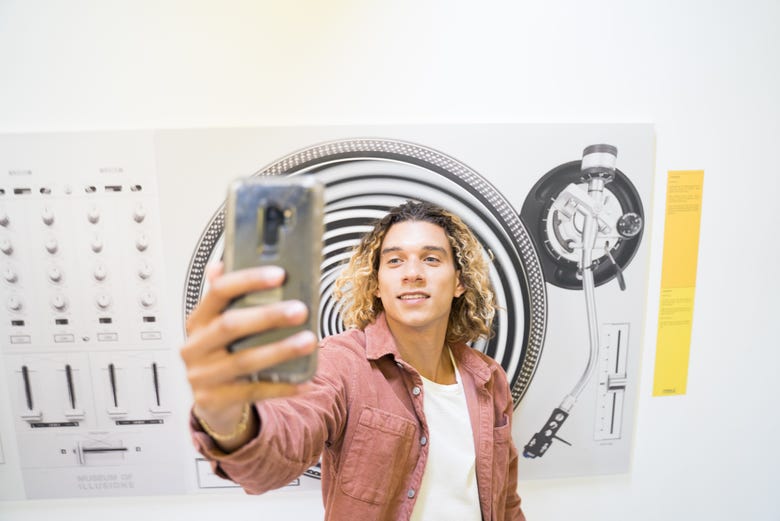 Selfie en el Museo de las Ilusiones
