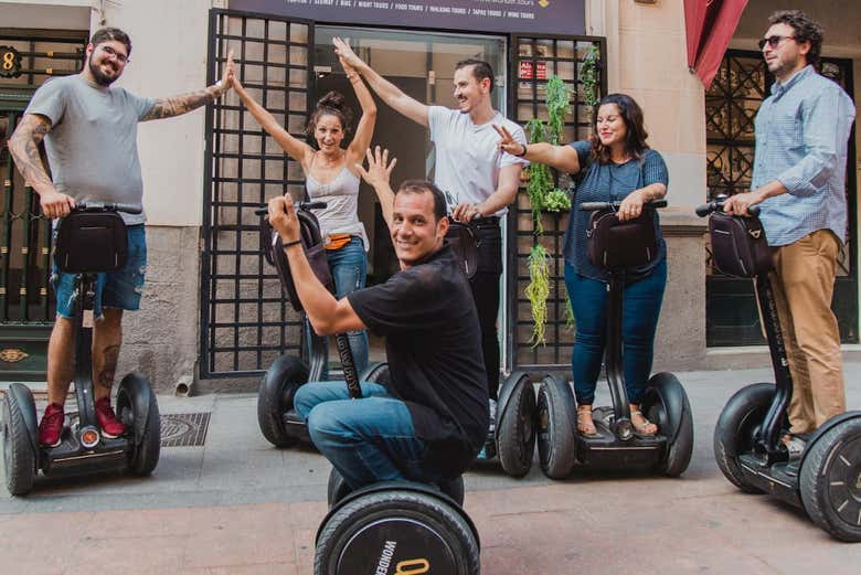 Recorriendo Madrid en Segway