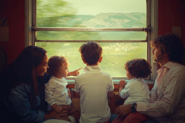 Las vistas desde la locomotora