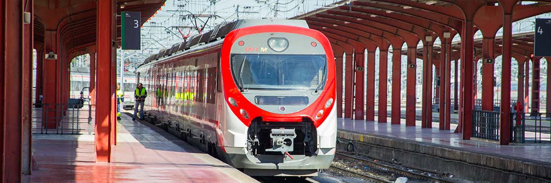 Trenes de cercanías en Madrid